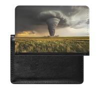 Tornado Passport Holder Cover Wallet with ID Card Slot Slim Travel RFID Blocking Case Protector Essentials for Women Men