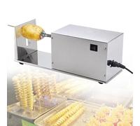 Tornado Potato Chips Spiral Cutter Manual Stainless Steel Potato Chips Slicer Spiral Twister Vegetable Cutter French Fry,for Home and Commercial