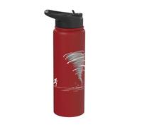 Tornado Runner Storm Chasing Weather Phenomena Meteorology Stainless Steel Insulated Water Bottle