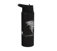 Tornado Runner Storm Chasing Weather Phenomena Meteorology Stainless Steel Insulated Water Bottle