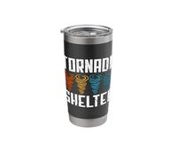 Tornado Shelter Weather Enthusiast Storm Chasing Tornadoes Stainless Steel Insulated Tumbler