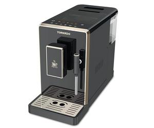 Tornado TCM-9008A-GS MACHINE À EXPRESSO AUTOMATIQUE, BROYEUR INTÉGRÉ, CAFÉ EN GRAINS, NOIR