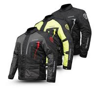 Tornado Torino Men’s Armoured Motorcycle Jacket UK | CE Approved Protective Biker Textile Jacket | Waterproof & Windproof Touring Motorbike Riding Gear - All Season