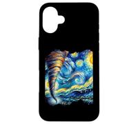 Tornado Van Gogh Art Painting Star Sky Night Nature Weather Case for iPhone 16 Plus