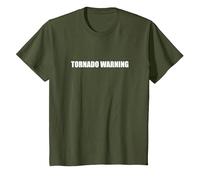 Tornado Warning T-Shirt, Youth, Olive Green, 2T