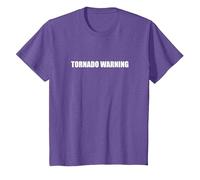 Tornado Warning T-Shirt, Youth, Purple Heather, 2T