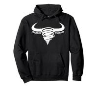 Tornado Wrangler Bold Western Cowboy Graphic Design Pullover Hoodie
