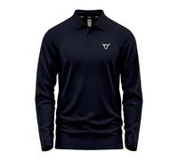 TORO ACTIVA Mens Active Polo Long Full Sleeves T Shirt Olympic Casual Uniform Party Wear Regular Fit Button Up Multi-Colours Adults Gift Polo Top