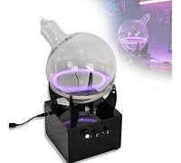 Toroid Circuit Plasma Light, Xenon Glass Ball, High Borosilicate Glass with Metal & Acrylic Base for Party Decoration and Outdoor Activities