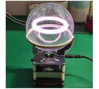 Toroid Circuit Plasma Ring Drive Ball, High-Frequency Ring Oscillator Circuit Science Physics Demo Xenon Glass Ball, Science Experiment Tool, Futuristic Decorative Art Piece,90MM