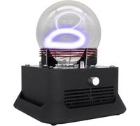 Toroid Circuit Plasma Ring Drive Plasma Ball, DIY Luminescent Xenon Ring Kit with Glass Globe, Ball Diameter 13 Cm, for Home Decoration, Education, Emergency Signaling