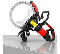 Toroidal Concrete Saw,3000rpm Electric Concrete Cutter Saw, 90° cutting without dead angle with Water Fed Dust Suppression w/2 Saw Blades for Stone Cement Rebar 9500W