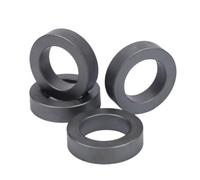 Toroidal Core, Ferrite Ring, Choke Balun, RF Bead, Iron Core for DIY Antenna, Nickel-Zinc High-Frequency Filter, 61x35x13mm Black Magnetic Ring for Ham Radio, Transceiver, Signal Suppression