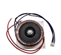 Toroidal Core Transformer 150W for Audio Equipment Power Needs Featuring Dual Independent Output Voltages and Low Noise (Dual 20V)
