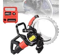 Toroidal Electric Concrete Saw with Water Fed Dust Suppression, 8980W/9500W, Wall Chaser Groove Cutting Machine with Titanium Blade for Granite, Stone, Brick