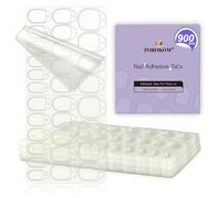 TOROKOM 900PCS Nail Sticky Tabs, Press On Sticky Tabs | 15 Sizes Ultra-Thin Double Sided Nail Glue Tabs, Press On Nail Glue Tabs for Fingernails, Nail Sticker Tabs for DIY Nail Art
