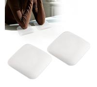 TOROKOM Elbow Rest for Nails Tech, Hand Rest Nails Tech, Soft Rest-Nail Arm Rest Non-Slip Comfortable Padding Base, Square Elbow Pad for Salon/Home Manicure, Reduces Elbow Fatigue (White)