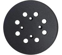 Toromp 5 Inch, 180 Grit Medium Rubber Sander Pad for Ridgid R2600, R2601 - Black, 1 Pack