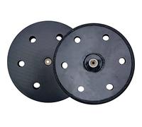 Toromp 9 Inch 6 Hole Sander Hook and Loop Replacement Pad for Orbital and Drywall Sanders, Sponge Material, Black