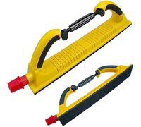 Toromp Dust Free Longboard Hand Sanding File Block Adjustable Radius Flex with Hook & Loop Backing, Hand Sander with Handle, Dust Extraction Sanding Block (Sander)