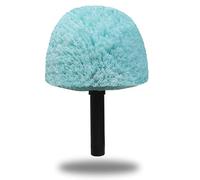 Toromp Robust Cobweb Duster Head Brush - Twist-On Web Cleaning Tool, Spider Web Remover Brush Compatible with Standard 3/4 Inch Threaded Poles for Outdoor & Indoor Use, Brush Head Only - Cyan (1)