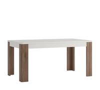 Toronto 160cm Dining Table Furniture To Go White One Size