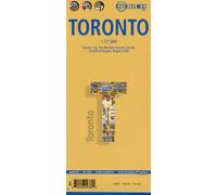 Toronto, Borch Map : Toronto City, The Beaches, Toronto Islands, Toronto & Region, Niagara Falls