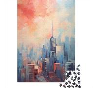 Toronto Canada 1000-Piece Jigsaw Puzzle for Adults, 70x50cm/1000pcs, White Cardboard Pieces, Relaxing Indoor Activity And Time at Home