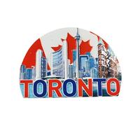 Toronto Canada 3D Landmark Fridge Magnet Souvenir Gift,Resin Handmade Toronto Refrigerator Magnet Home & Kitchen Decoration Collection