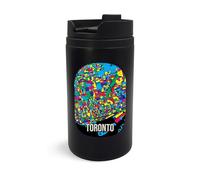 Toronto Canada City Map Travel Travel Mug, Travel Tumbler, Insulated Coffee Cup, Portable Mug
