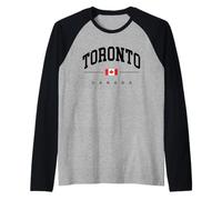 Toronto Canada Hometown Toronto Friend Gift Trip to Toronto Raglan Baseball Tee