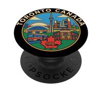 Toronto Canada Round Travel Souvenir City Tourist Gift PopSockets Adhesive PopGrip