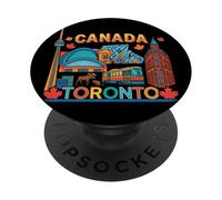 Toronto Canada Travel Souvenir City Landmark Tourist Gift PopSockets Adhesive PopGrip
