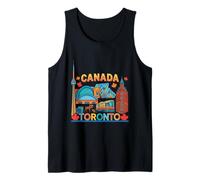 Toronto Canada Travel Souvenir City Landmark Tourist Gift Tank Top