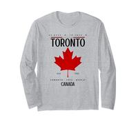 Toronto Canadian Flag Long Sleeve T-Shirt