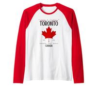 Toronto Canadian Flag Raglan Baseball Tee