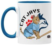 Toronto Cat Jays Mug - Blue - Baseball - Ontario