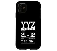 Toronto Flight Funny Canada Case for iPhone 11