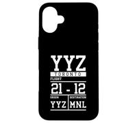 Toronto Flight Funny Canada Case for iPhone 16 Plus