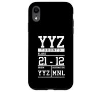 Toronto Flight Funny Canada Case for iPhone XR