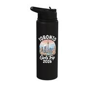 Toronto Girls Trip 2026 Canada Vacation Stainless Steel Insulated Water Bottle