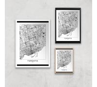 Toronto Light City Map Giclee Art Print - A2 - Print Only