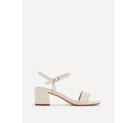 Toronto Nude Faux Leather Block Heeled Sandal Linzi Nude 6-Standard Fit
