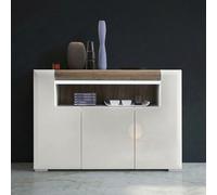 Toronto Sideboard - 3 Door - 140cm - Medium - White Gloss