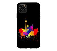 Toronto Skyline Canadian Colored Painting Art I Love Canada Case for iPhone 11 Pro Max