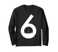 Toronto The 6 City Skyline T Dot Canada Graphic Long Sleeve T-Shirt