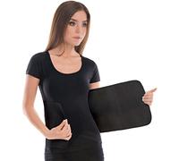 TOROS-GROUP Abdominal 24 cm Binder With Cotton Liner - Post Delivery Maternity Belt XXX-Large Black