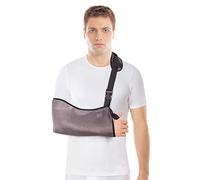 TOROS GROUP MANUFACTURE Arm Sling - Breathable Mesh - Lightweight - stabilise The arm, Shoulder and Wrist After Injuries or for a Broken arm Small Grey