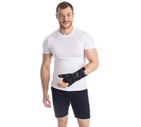 TOROS GROUP MANUFACTURE Lightweight Wrist Brace Thumb Support Optional Stiffness Spring Left Hand Black Large