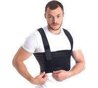 TOROS GROUP MANUFACTURE Orthopedic Male Rib Belt/Men's Chest Support - Elastic Breathable Brace Black Small